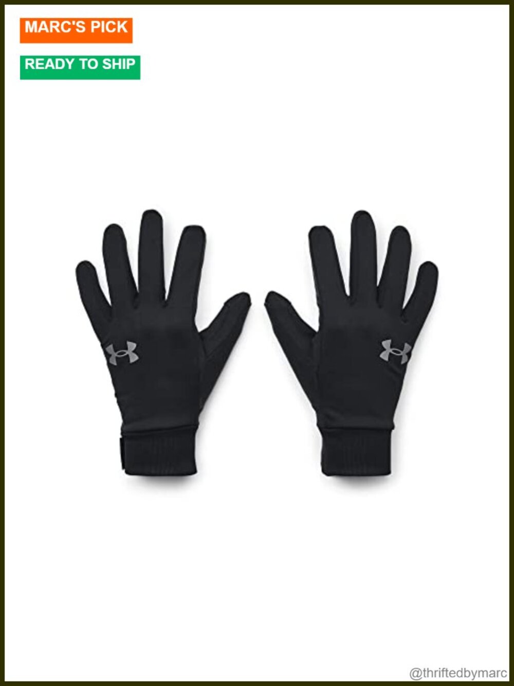 Cold Weather Liner Gloves with Tech Touch and Storm Repellent